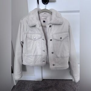 Universal Threads denim and faux fur jacket